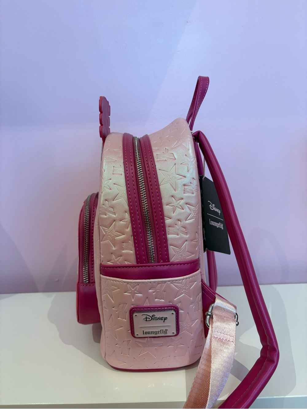Loungefly Disney Hannah Montana Guitar Mini Backpack BNWT 🎸🎀 - Picture 5 of 6